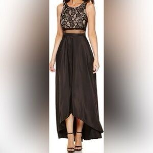 Lace High Low Dress